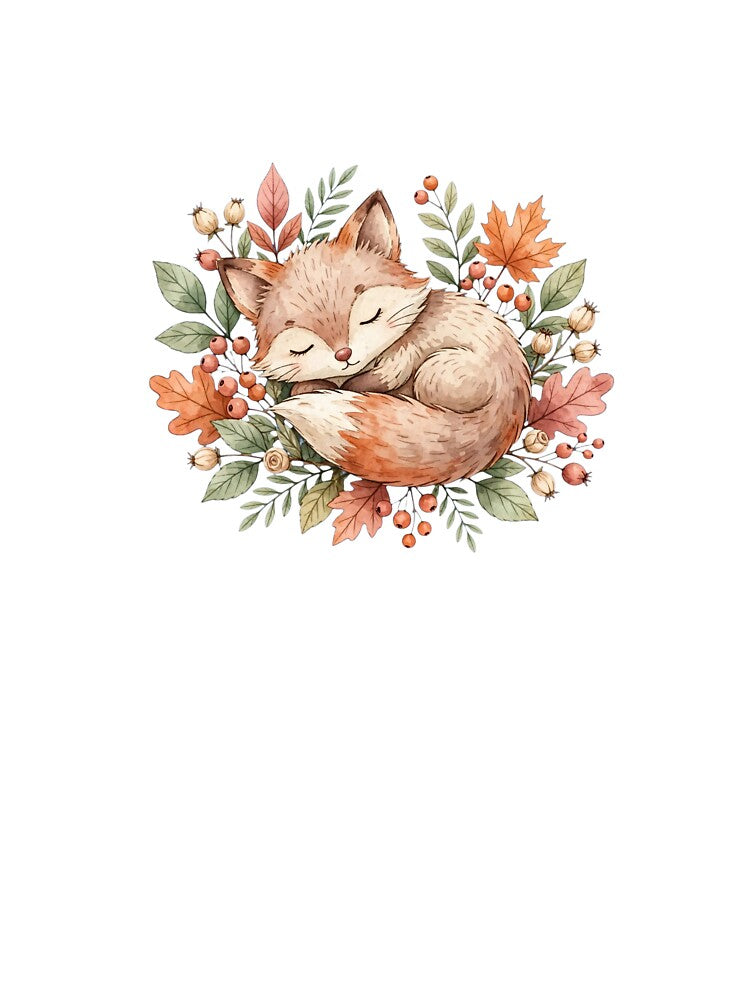 Cottagecore Fox & Berries — Cozy Woodland Aesthetic Design by Sweet Blob Co