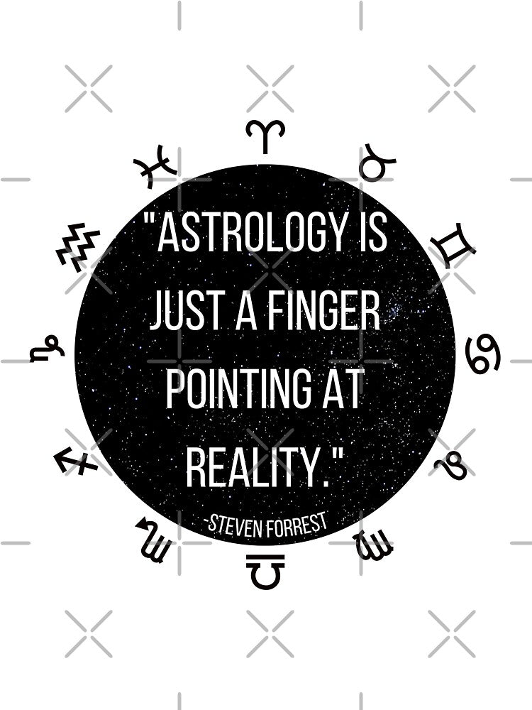 Astrology Quote by Steven Forrest, Astrologer Quote, Look To The Stars, Astrology Reading, You Create Reality by Black11Flamingo