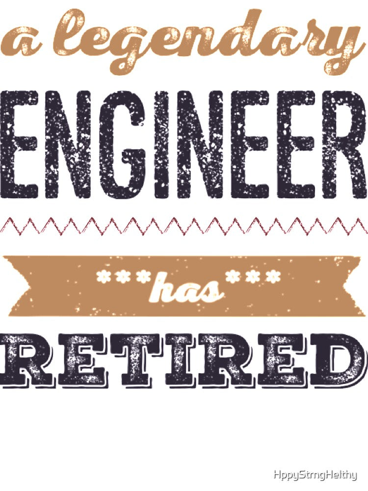 A Legendary Engineer Has Retired Black Brown Font by HppyStrngHelthy