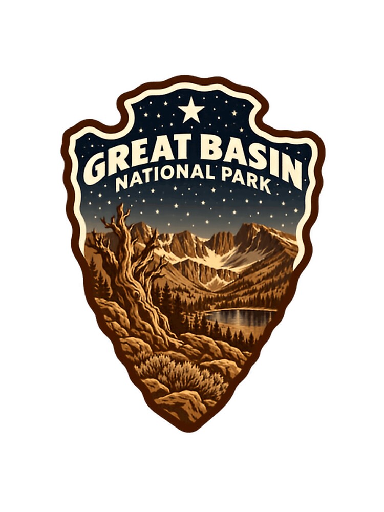 Great Basin National Park Travel Explorer Hiker Souvenir by SEEM-drawing