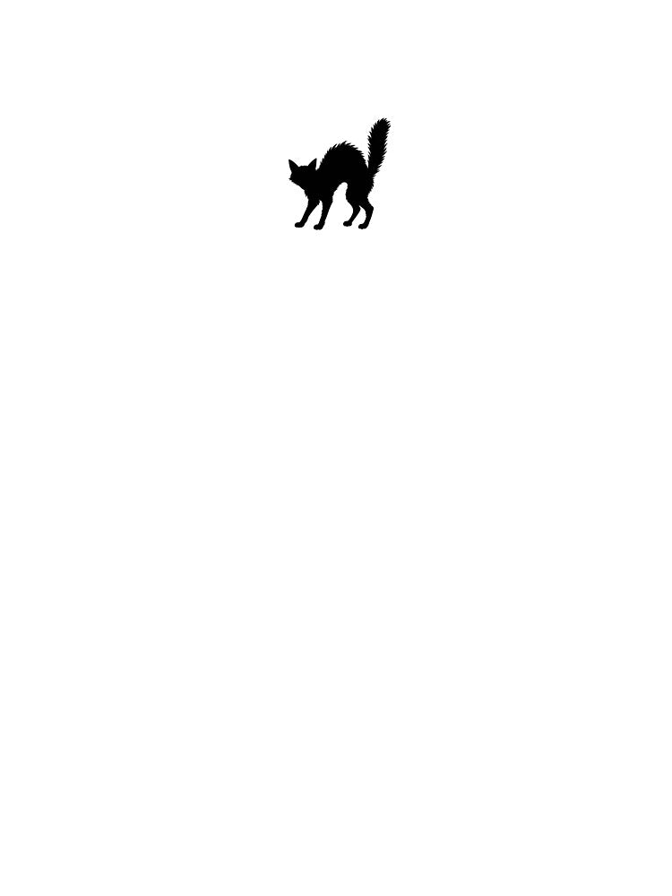 Scared Black Cat by MCMHDesigns