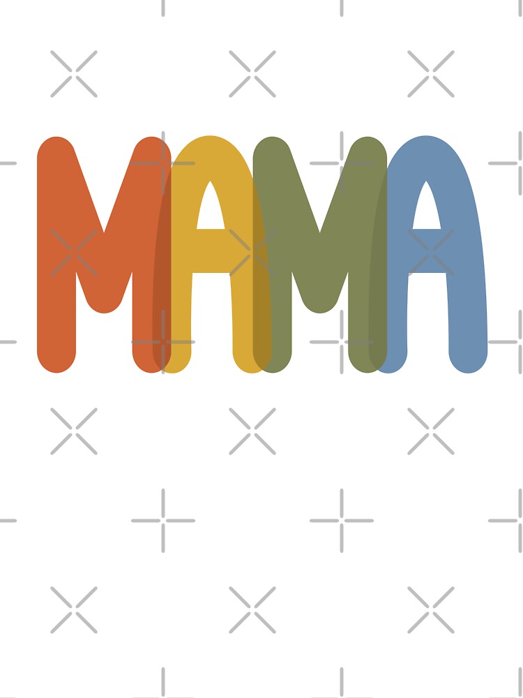 Bold Colourful Mama Typography Design by ArthousePromos