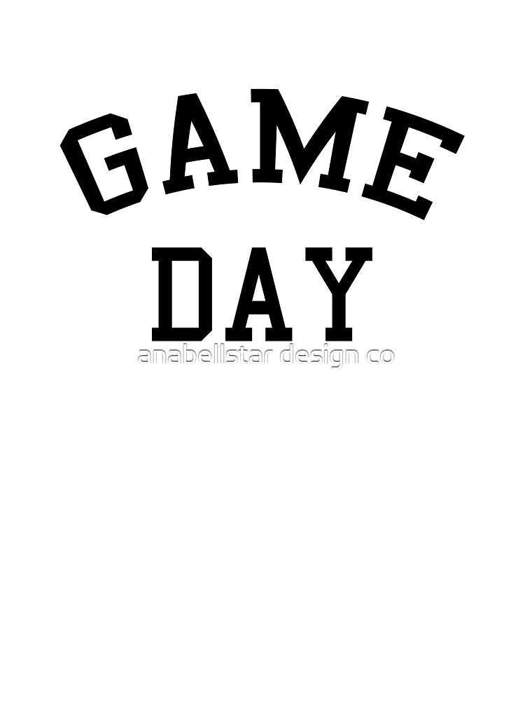 Game Day by anabellstar design co