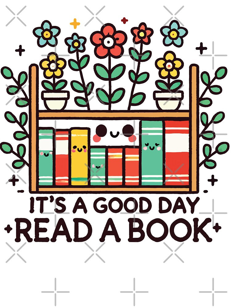 Bookworm Funny Book Saying Floral Kawaii by LuminOrb