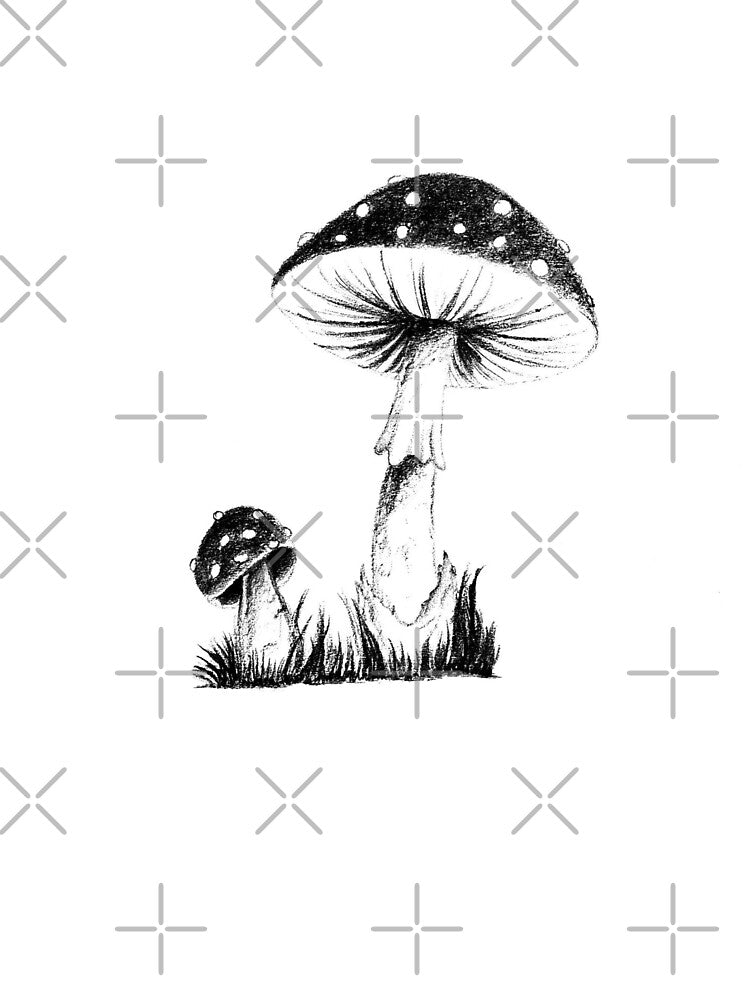 Mushroom drawing by PurpleClouds26