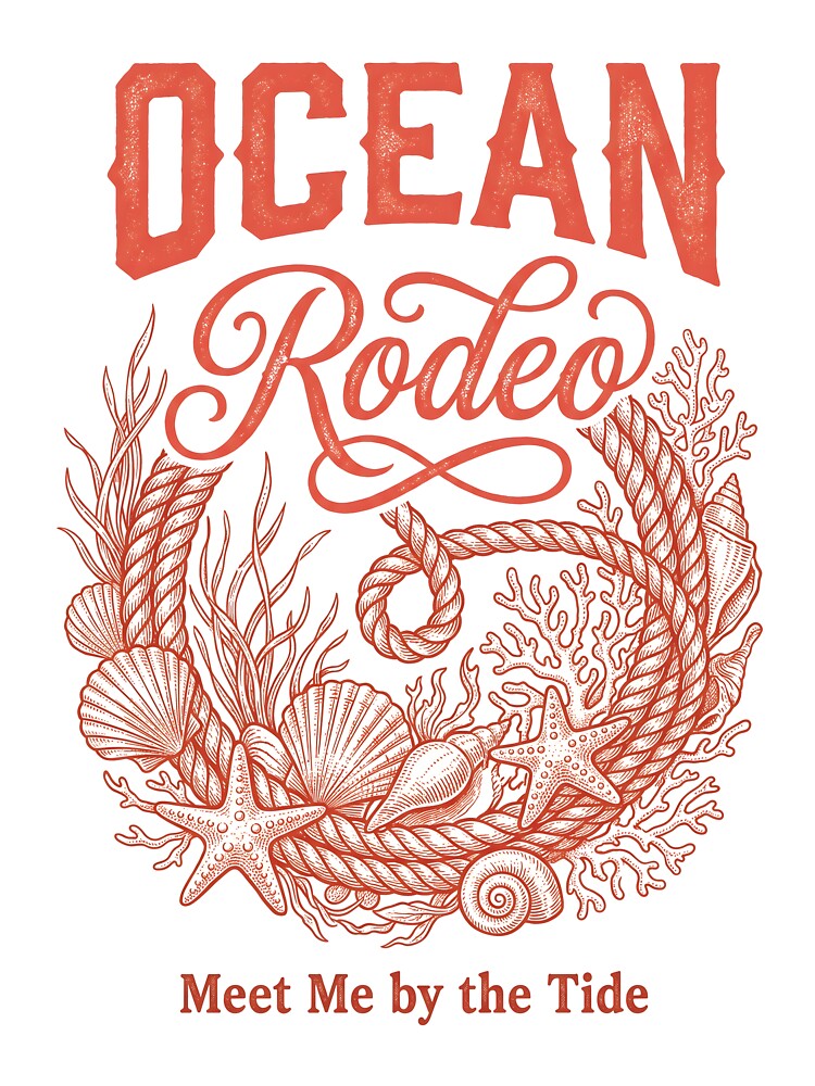 Ocean Rodeo – Coastal Cowgirl Marine Rope Design by Sea Gem