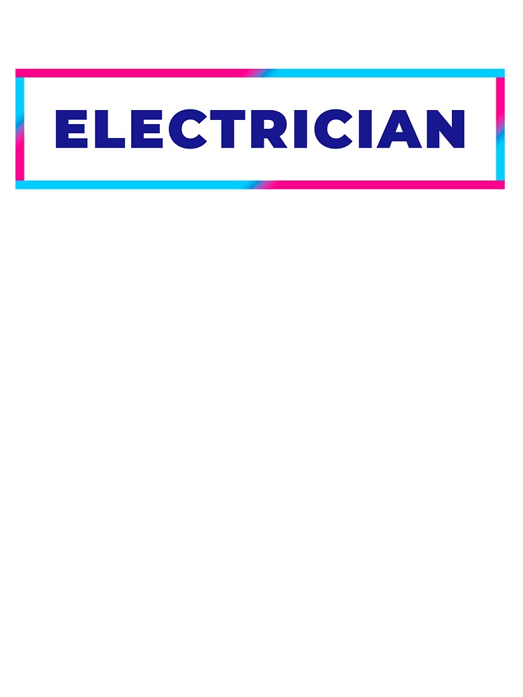 Electrician retro colorful frame by SVPOD