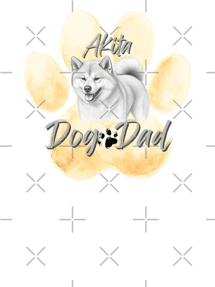 Akita dog dad by iRenza