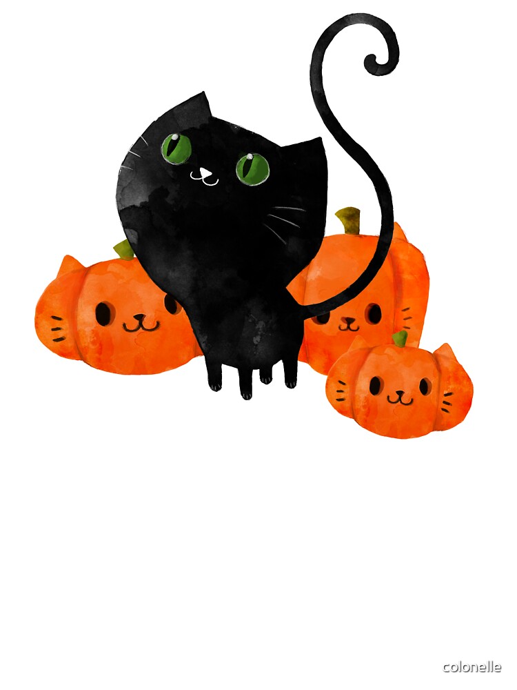 Black Halloween Kitty Cat by colonelle