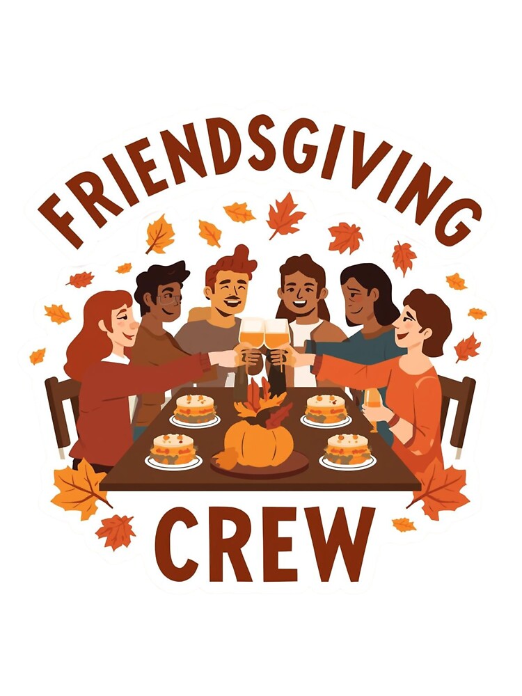 Friendsgiving Crew – Cozy Fall Design for Friends and Gatherings by WearTheArtx