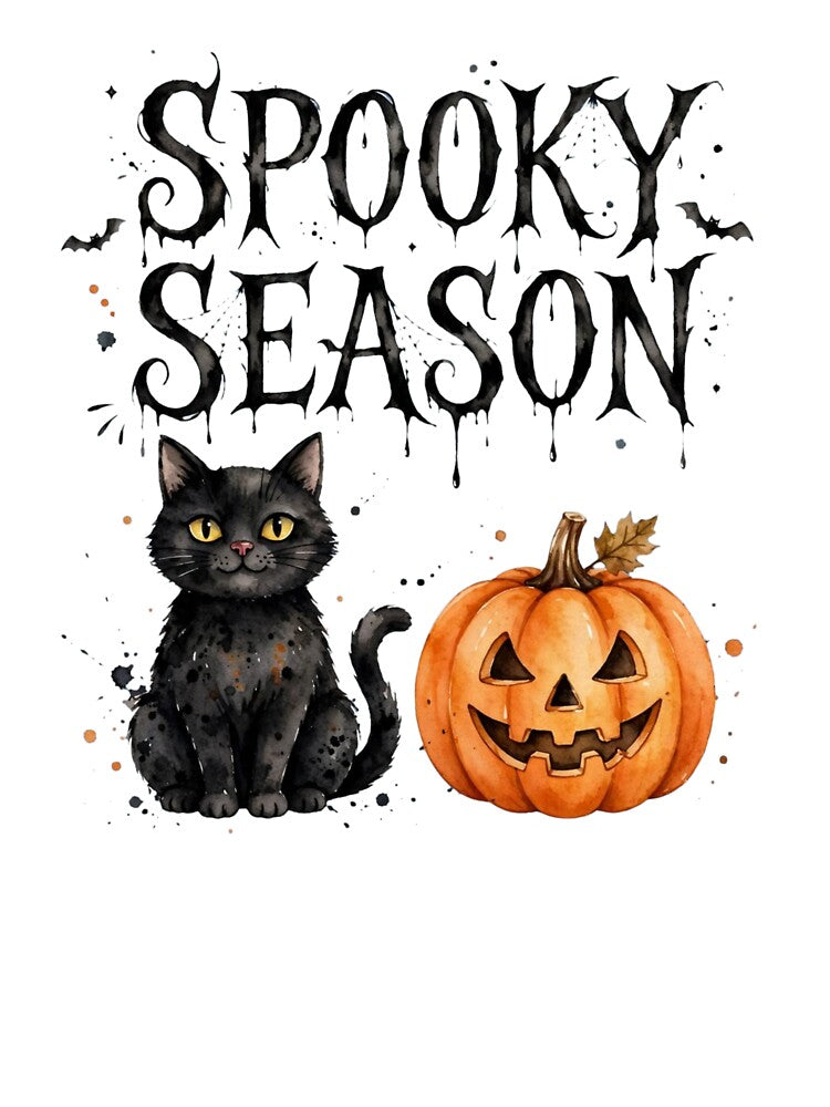 Spooky Season Black Cat Pumpkin – Halloween Cat Lover by ZyVoAli