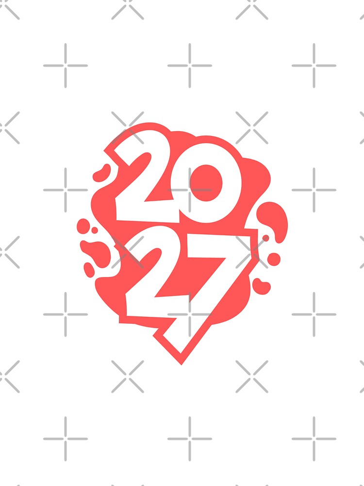2027 New year - happy new year 2027 - number only by DColourMuse