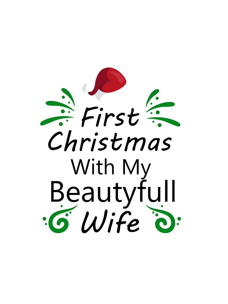 gift ideas for christmas first christmas with my beautiful wife by ParkerStore
