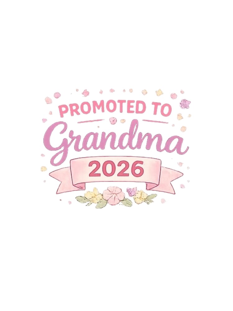 Promoted to Grandma 2026 Gift Design by Madewithlove98