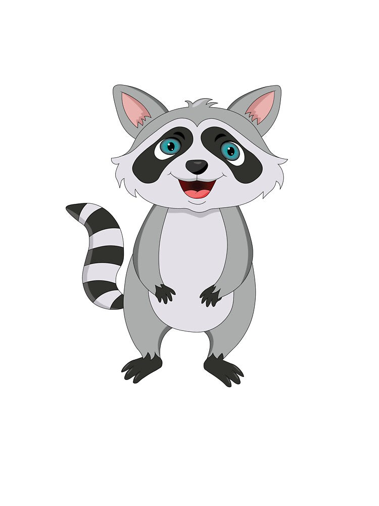 Cute blue-eye Raccoon by atedesigns