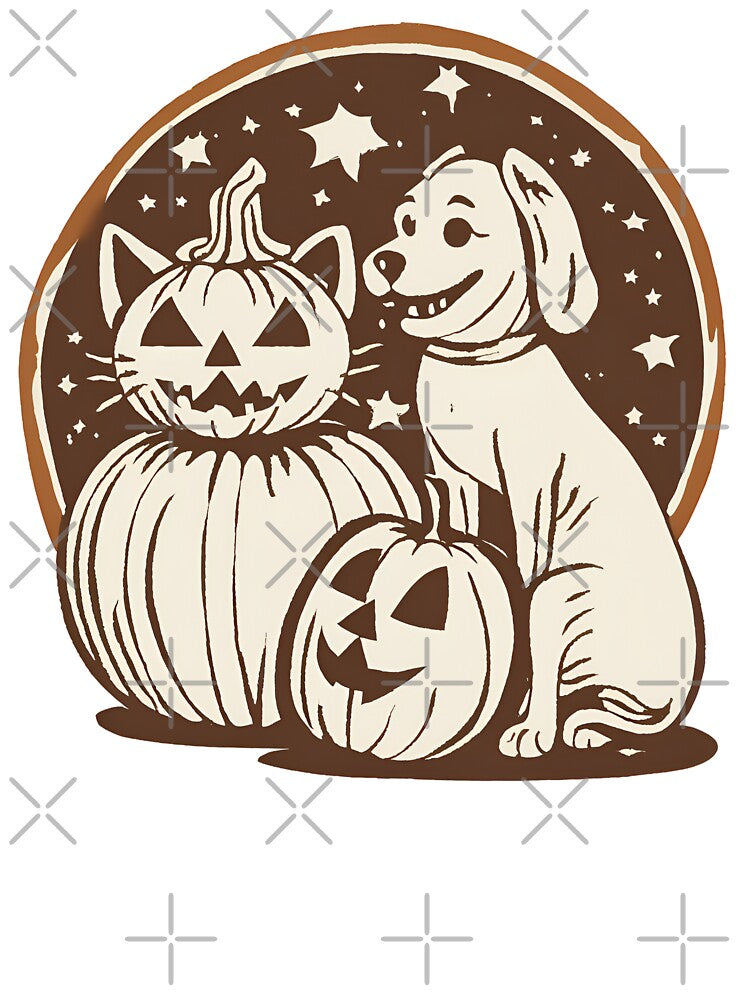 Paws & Pumpkins: A Vintage Halloween Tale by TrueBrick