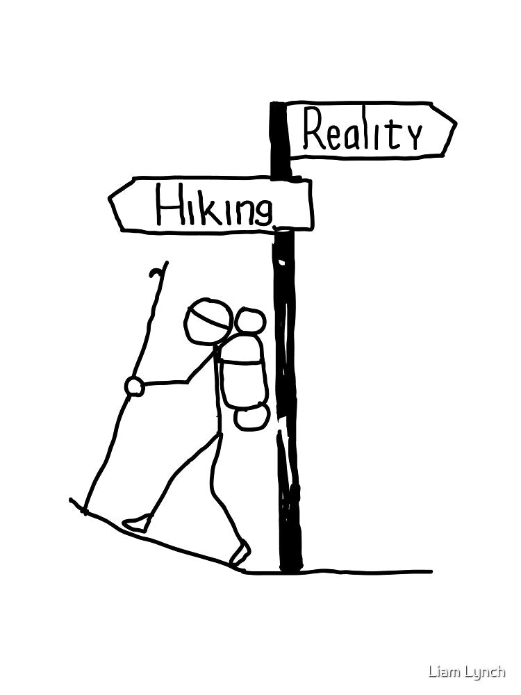 Hiking Reality navy by lynchhorizon