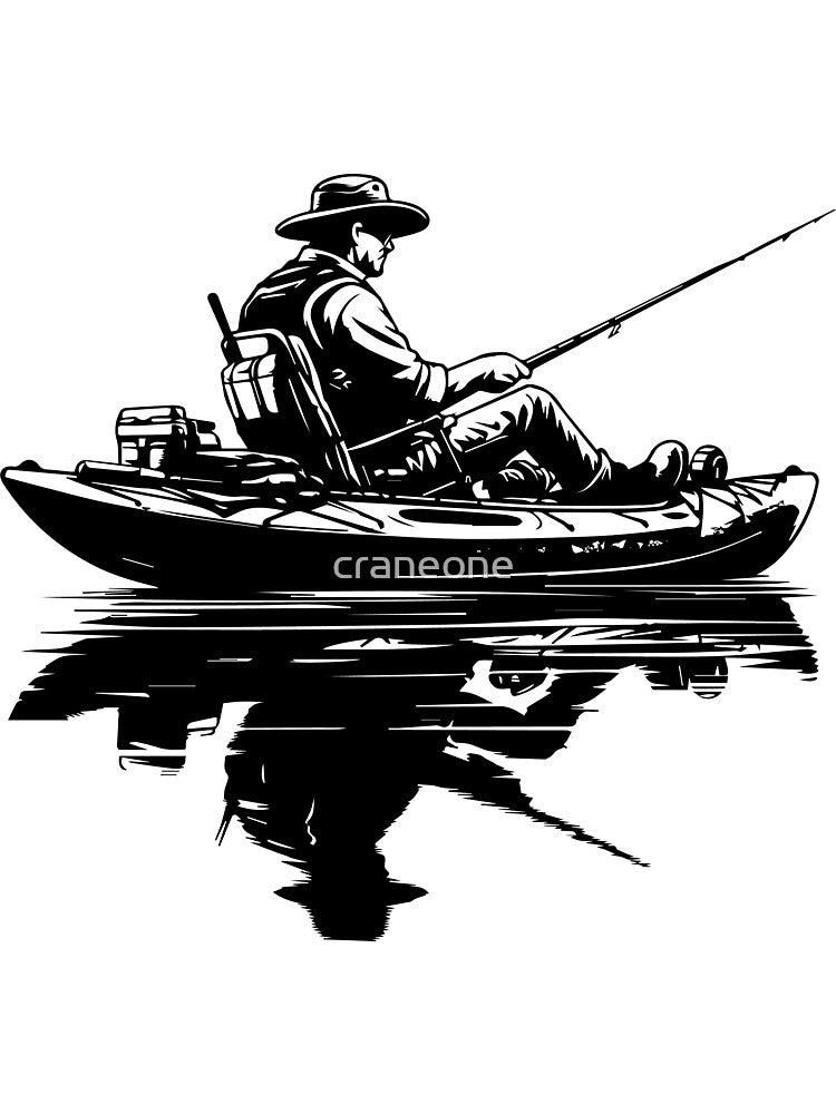 Kayak Fisherman by craneone