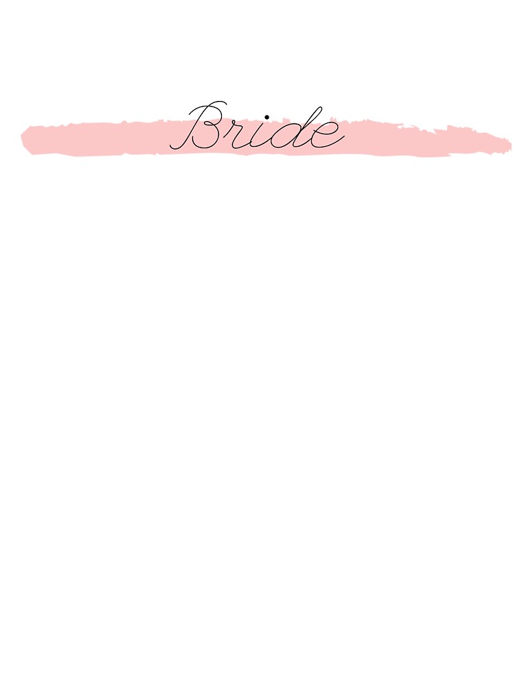 Blush Pink Bride Design by Makattack99