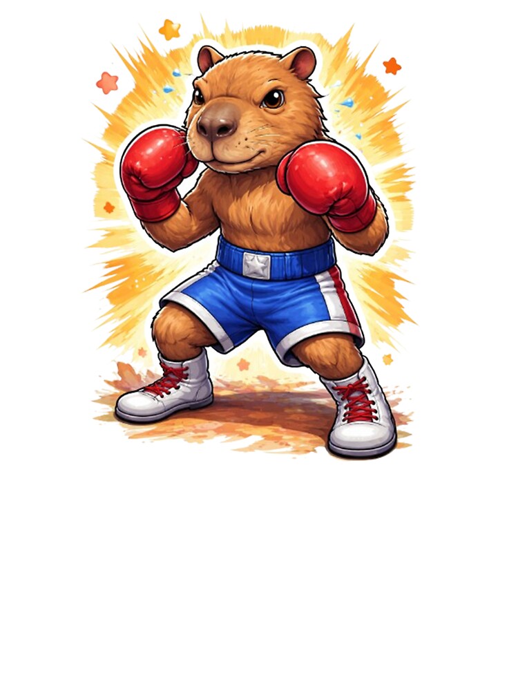 boxing capybara by Gokuxtreme
