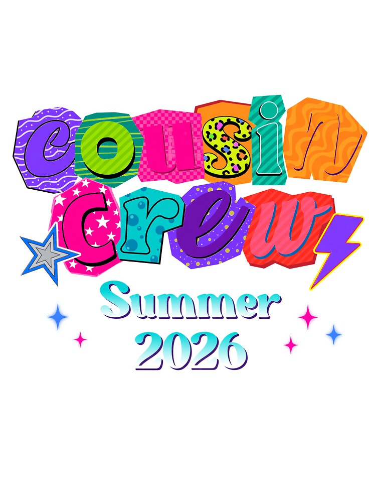 Colorful Cousin Crew Summer 2026 by funnyt-shirts1