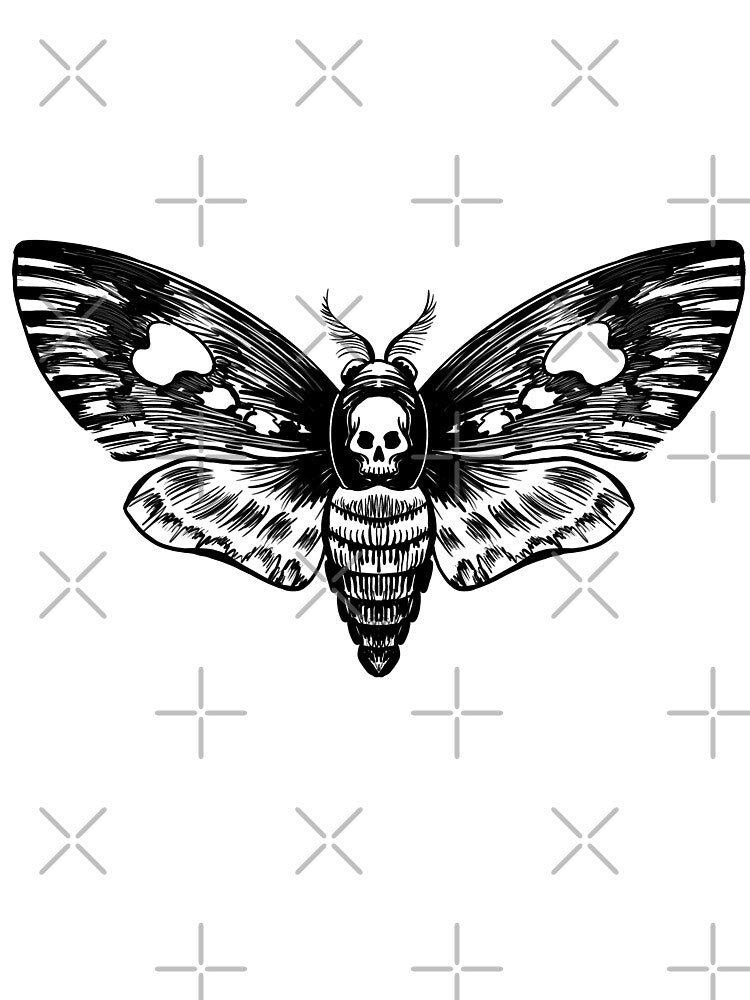 Death's-head hawkmoth drawing by AnneCatriona