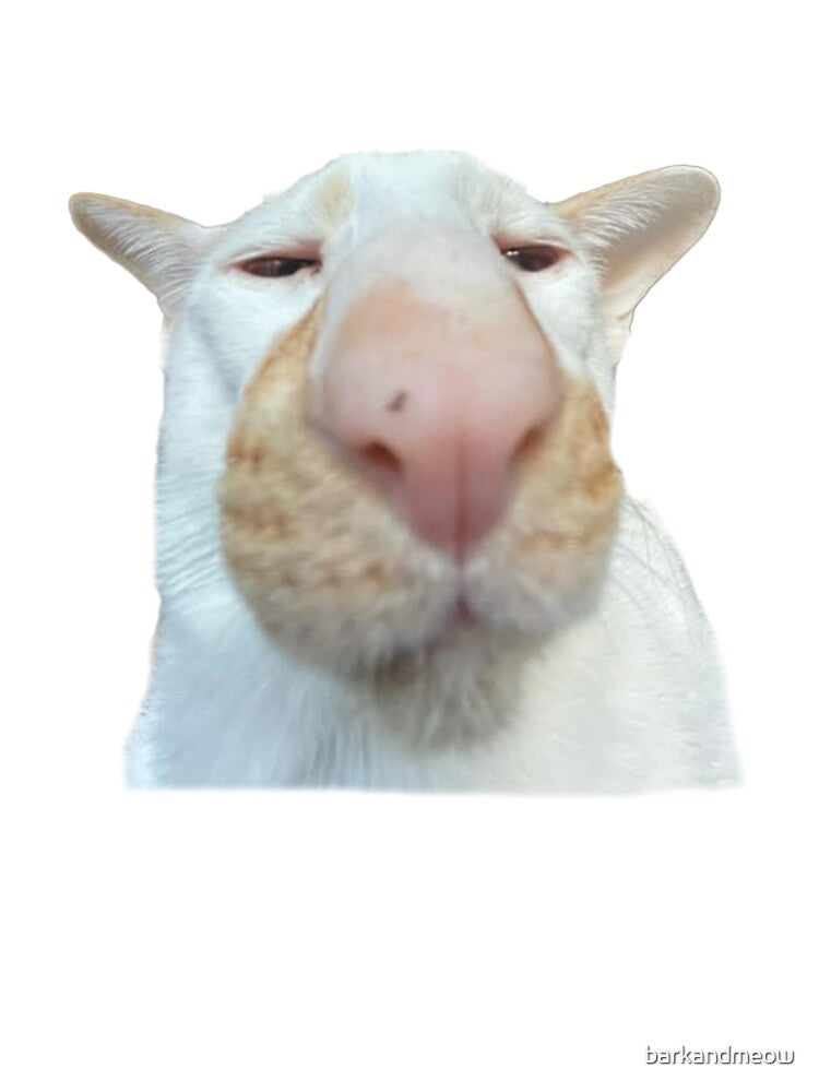 Dad On Video Call Funny Cat by barkandmeow
