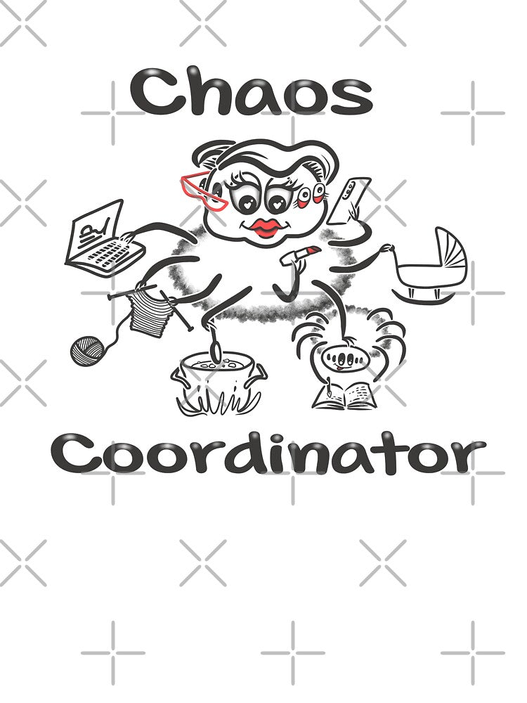 Chaos Coordinator Spider Funny Multitasking Gift by Samaya-