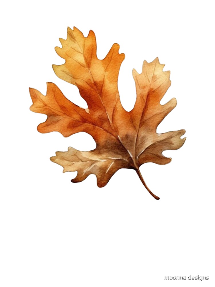 Falling Maple Leaf Autumn by moonna designs