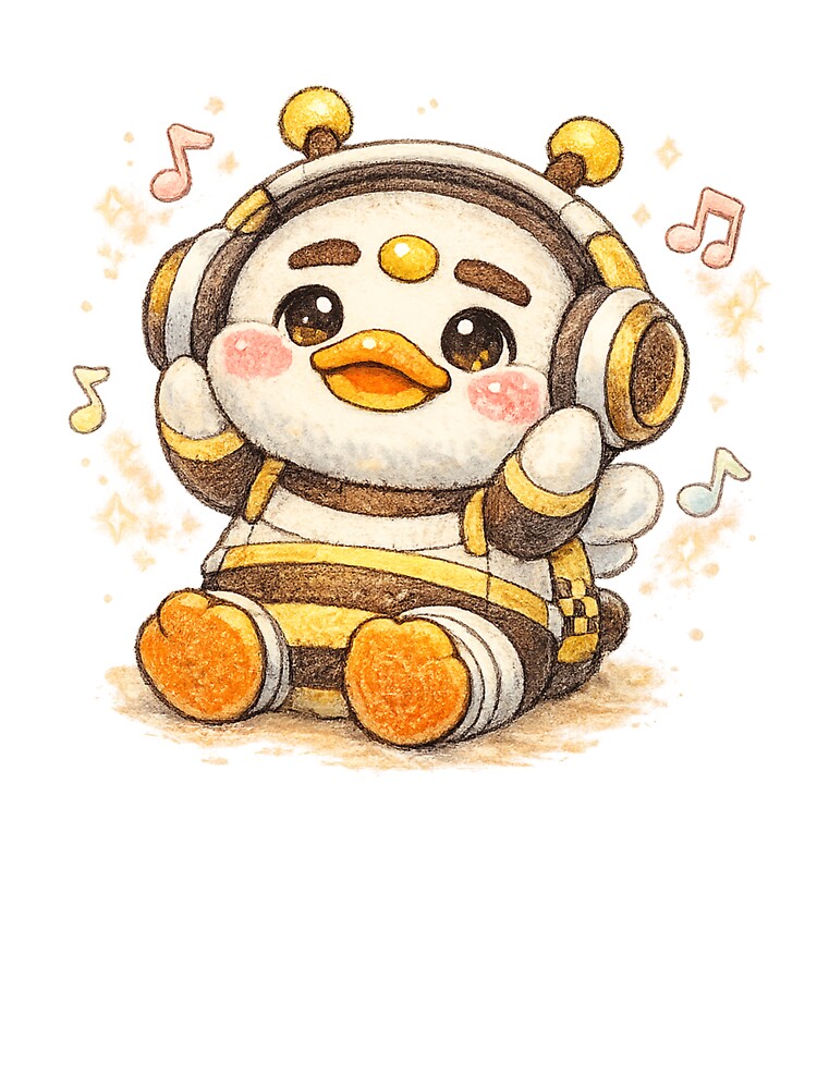 Music Lover Bee Duck by PlanetBoi