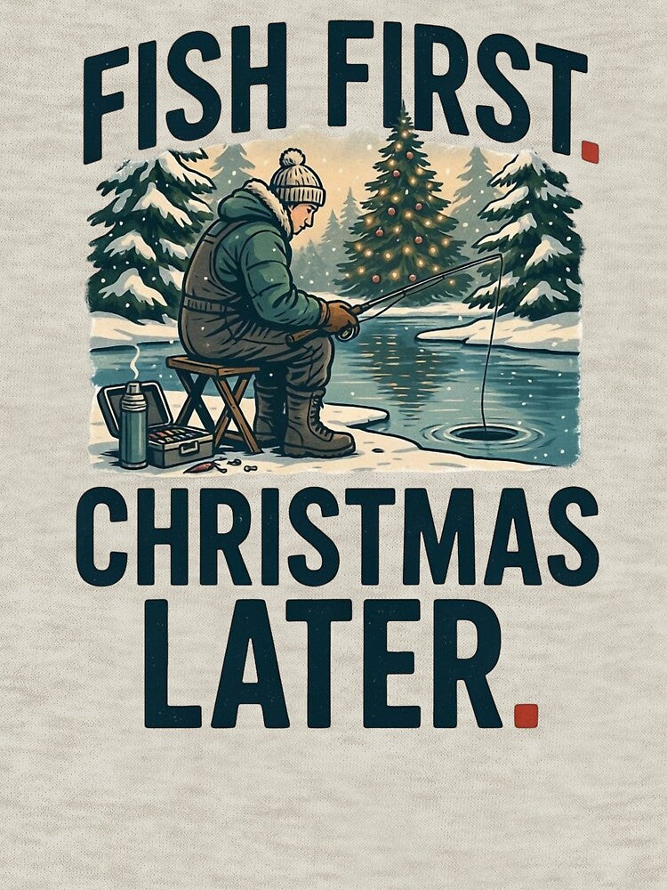 Funny Fishing Christmas Gift for Anglers by WikaKowalczyk