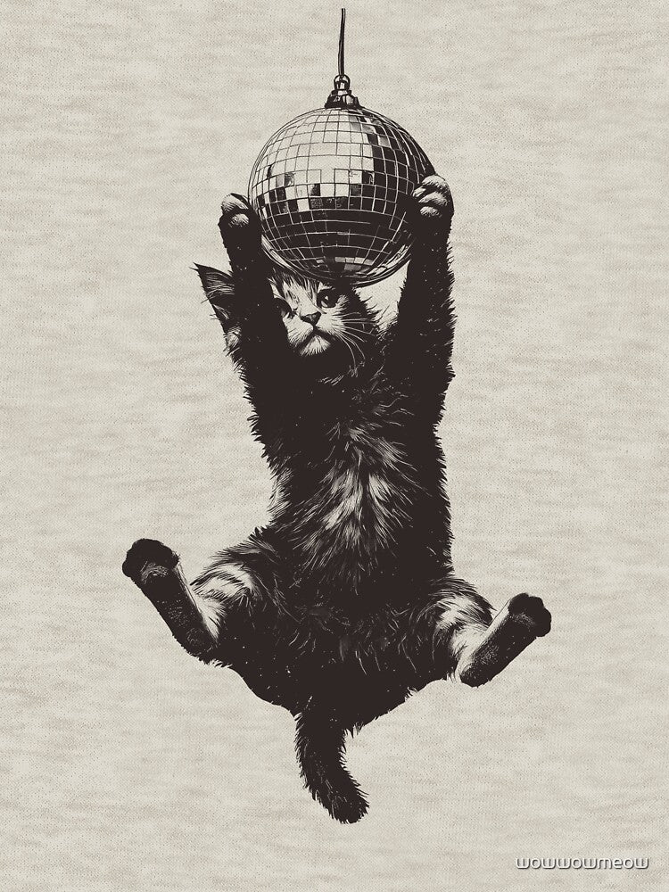 Cat Disco Ball by wowwowmeow