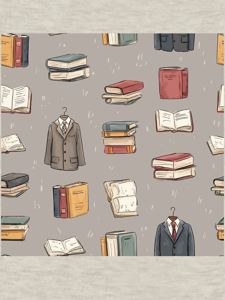 Vintage Dark Academia Pattern by bapupa