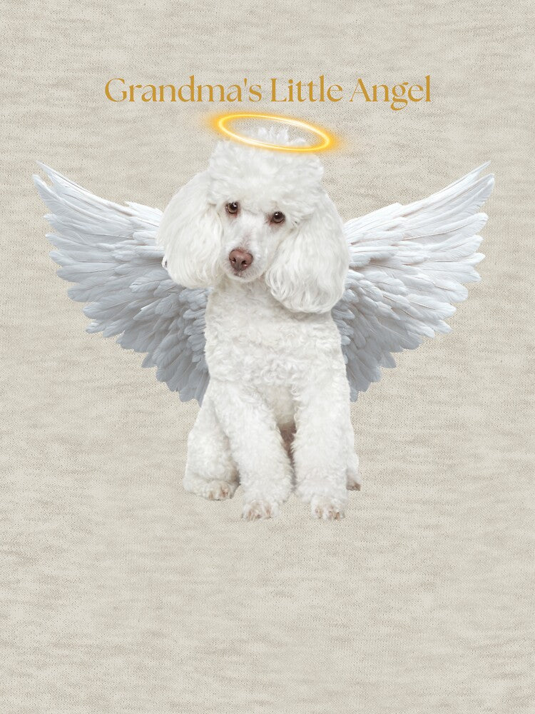 Grandmas Little Angel Cute Poodle Gift Grandma Dog by chaos-and-curls