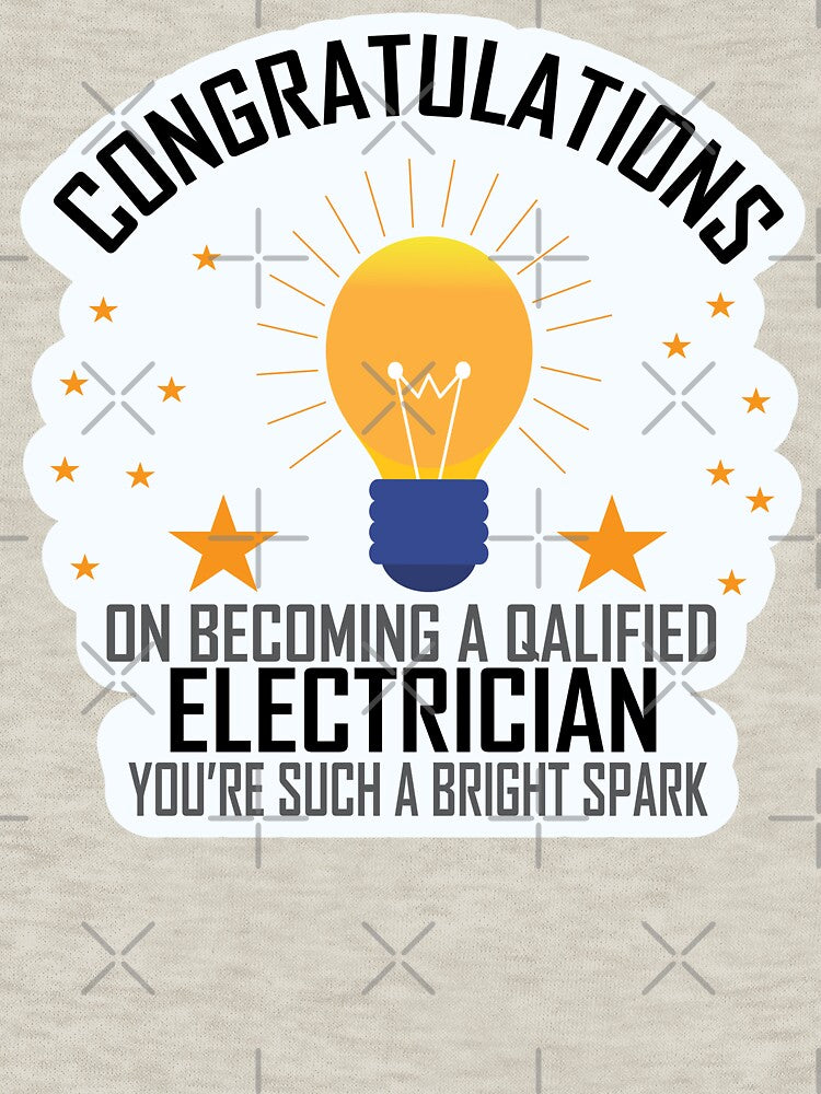 Electrician Congratulations Gift Items for Students Apprentice Electricians by Science Engineering Gifts