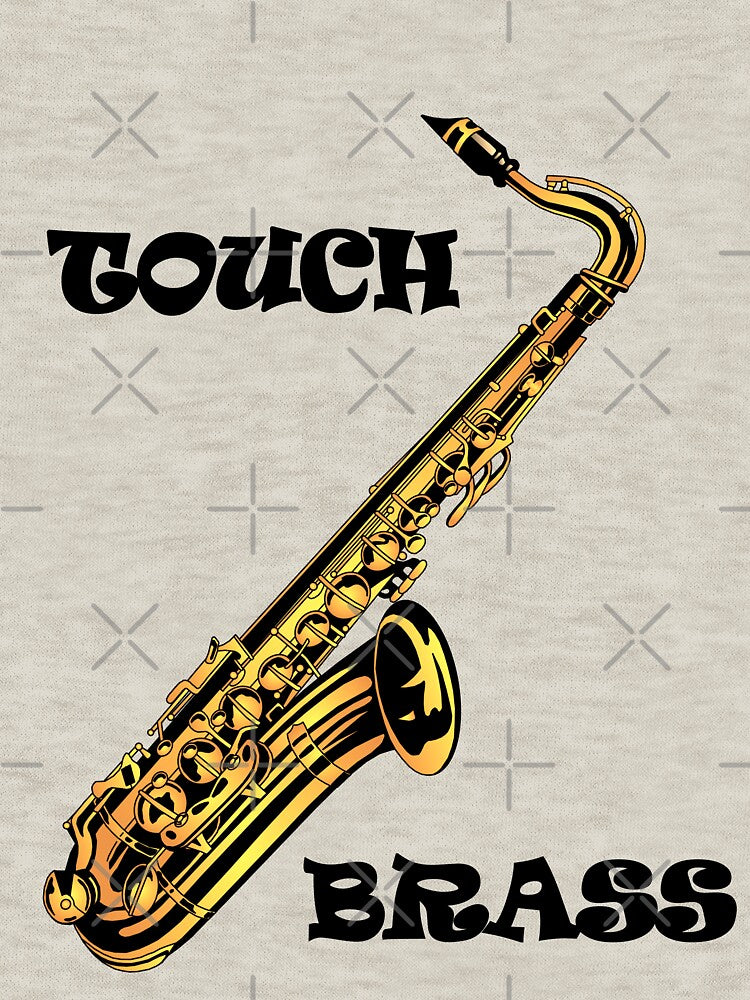 Touch Brass (Saxophone), for light background by Jeeb-Arts