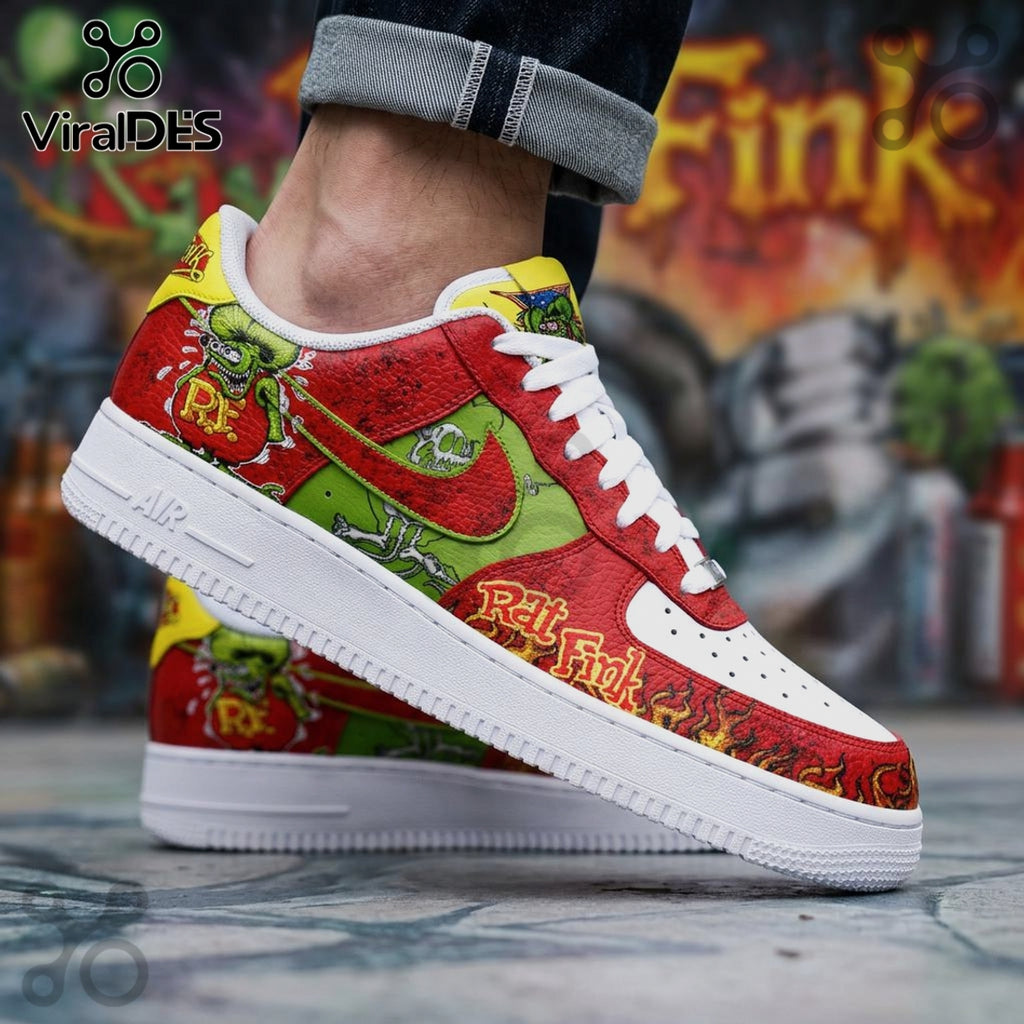 Rat Fink Premium Ed Roth Inspired Custom Air Force 1 Shoes