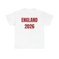 England 2026 T-Shirt | World Cup Football Soccer Tee Cotton