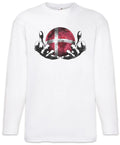Denmark Football Magic Ball Men Long Sleeve T-Shirt danish Soccer Flag