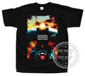 2001 A Space Odyssey T SHIRT v9 Movie Poster BLACK All Sizes S to 5XL