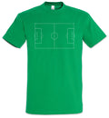 Football Field I T-Shirt Player Passion Love Addiction Soccer Ball Court
