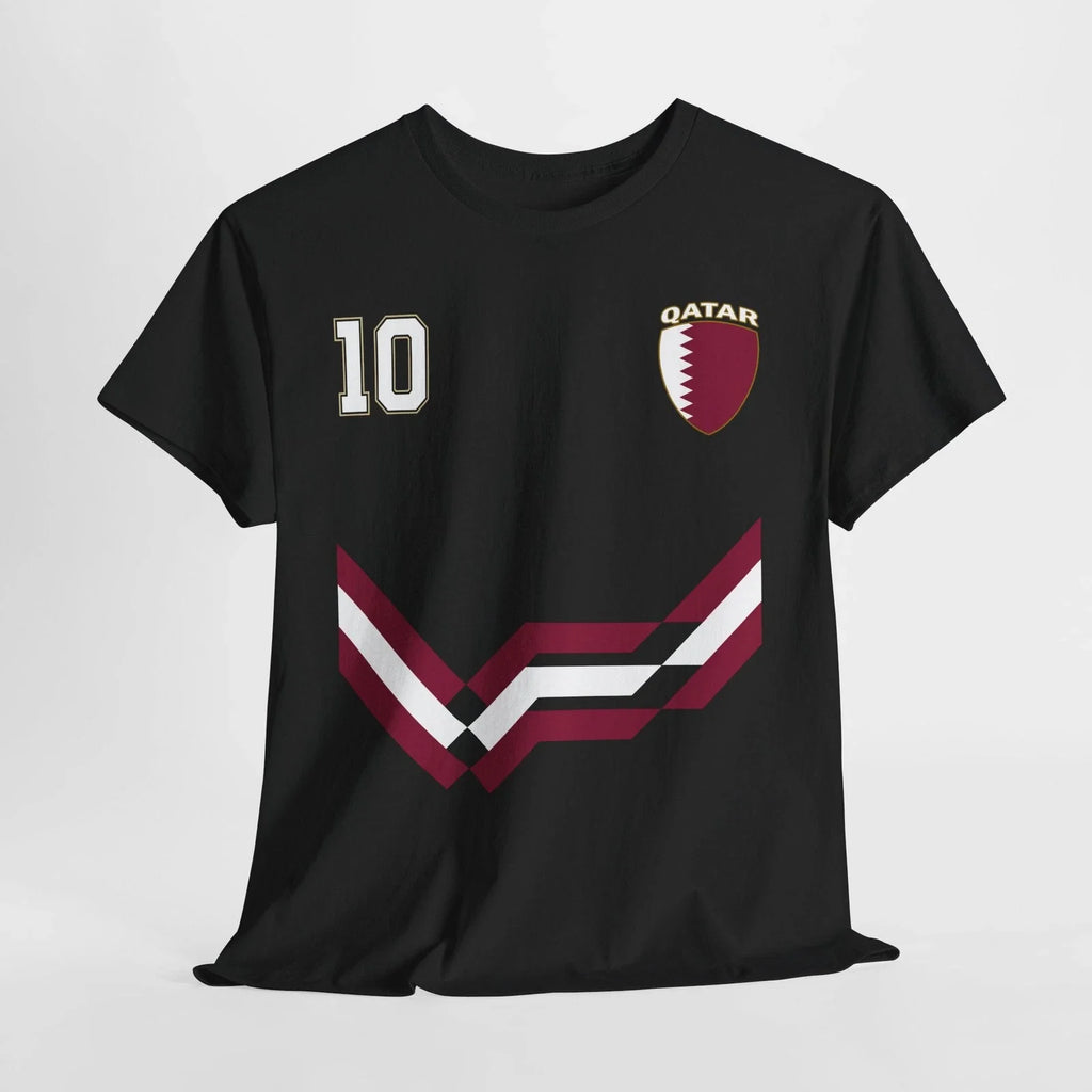 Qatar Number 10 Soccer Shirt, Qatari Soccer 2026 Jersey Style Shirt