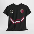 Qatar Number 10 Soccer Shirt, Qatari Soccer 2026 Jersey Style Shirt