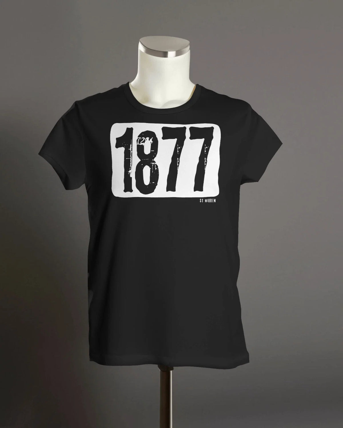 ST MIRREN 1877 T Shirt | Founded | Organic Unisex | Grunge