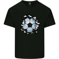 Football Smash Soccer Player Ball Mens Cotton T-Shirt Tee Top
