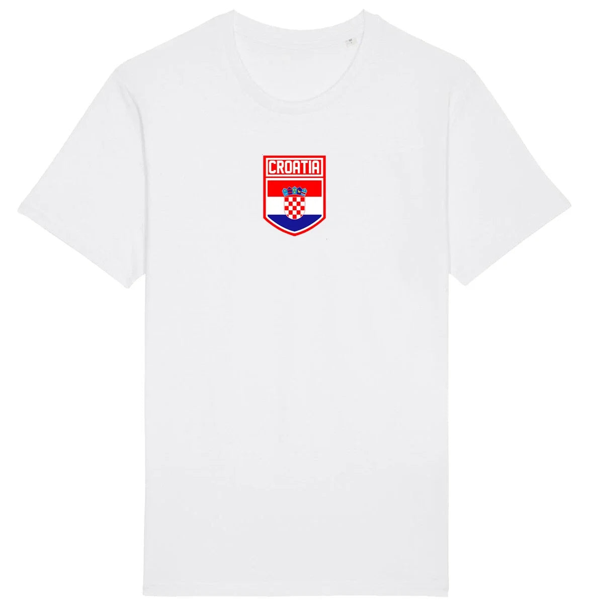 Croatia Badge T-Shirt, Adults Kids Baby Family, Football World Cup 2026 Kit J