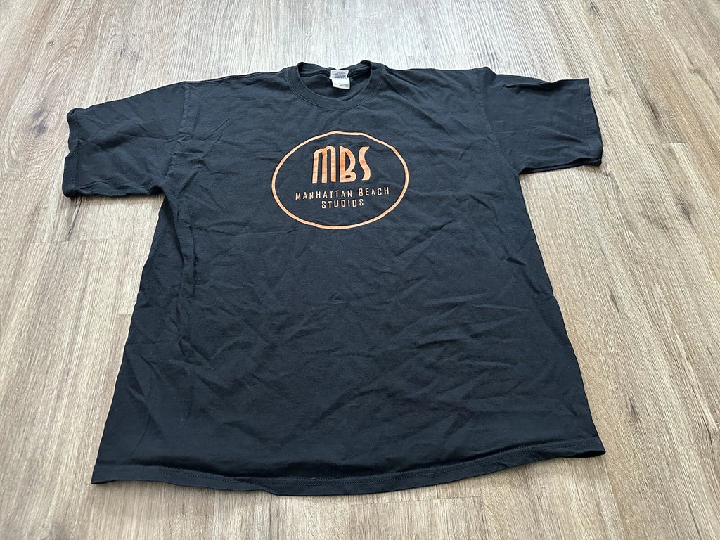 Manhattan Beach Studios MBS Gildan Black Tee T-Shirt Size XL