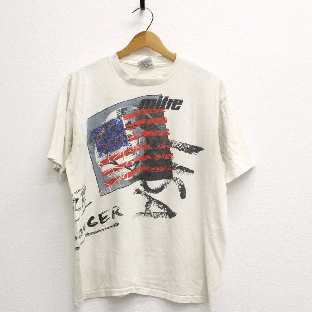 Vintage Mitre Sports International Soccer T Shirt Large