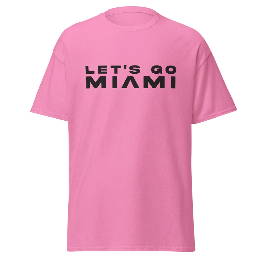 Let's Go Miami Football Soccer Inter Miami MLS Messi Unisex Jersey Tshirt