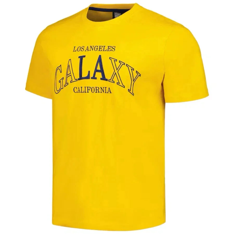 LA Galaxy Men's Heavy Relaxed Fit Tee, Yellow, S